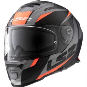 Casco LS2 storm racer orange 800 integral